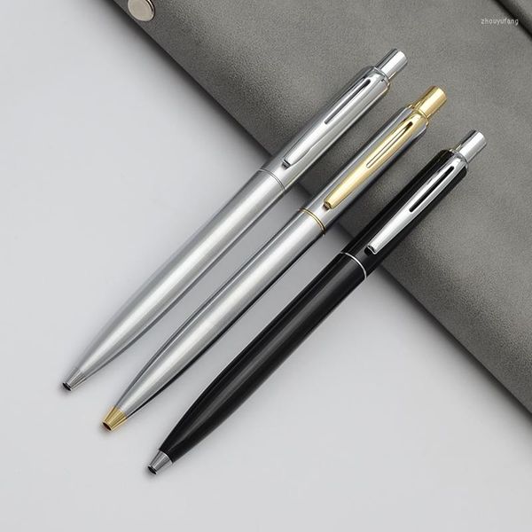 Baoer 037 Ballpoint Pen Metal Black Silver Gold Ball Luxury Business Gifts Студенческие школьные принадлежности ролик 10 Customiza