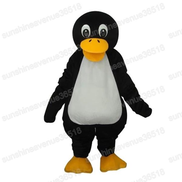 Halloween Fat Penguin Mascot Costume Animal Tema Abito Fancy Abito per uomini Donne unisex Abbigliamento Fursuit Fursuit Abito da festa di compleanno di Natale