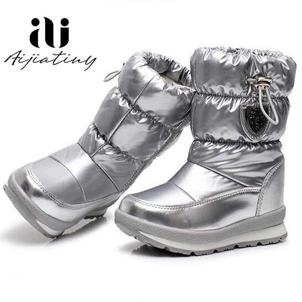 Botas Botas de inverno infantil Russia Tornozilho Infantil Sênis Sapatos de neve Moda Lã Garotos Impermeáveis ​​T220928