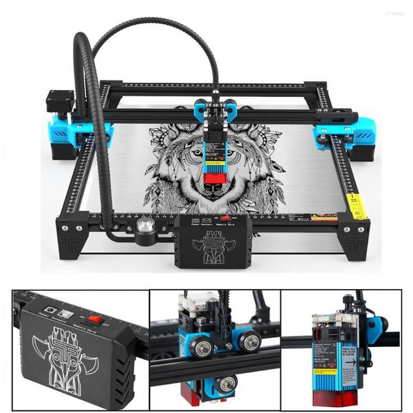 Yazıcılar Yazıcılar-55 CNC Lazer Gravür Makinesi Ahşap Yönlendirici Metal Kesme Desteği Çevrimdışı