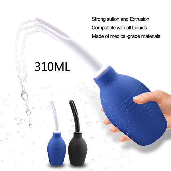 Articoli di bellezza 310ml Pulitore di grande capacità Enemator rettale Siringa Stream Douche Colon System Pulizia Bidet Accessori per amante