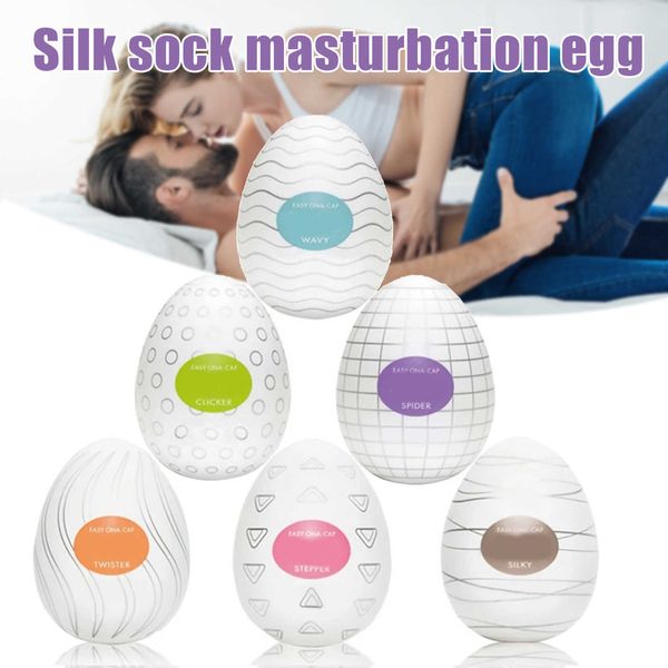 Schönheitsartikel Heiße Masturbationseier Männlicher Masturbator Japan EGG Masturbatory Cup sexy Taschenrealistische Vielfalt Gleitmittel für Männer