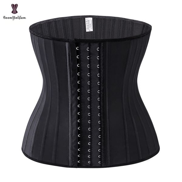 Intimo modellante da donna Nero Crema 3 Ganci e occhielli 25 Acciaio Booned Lattice Allenatore in vita Fajas Cintura Cintura Cintura Taglie forti Biancheria intima Corsetto Donna 220929