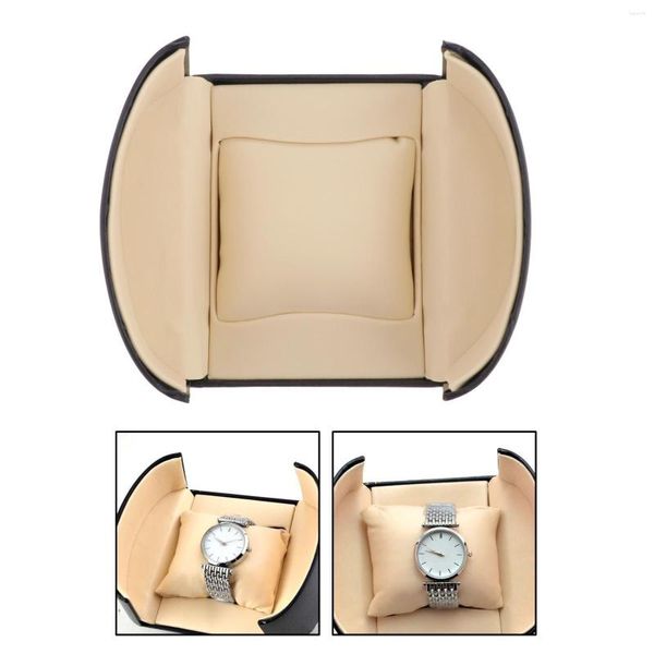 Смотреть коробки Men Single Smart Case Box Soft Interior Cashioned Organizer