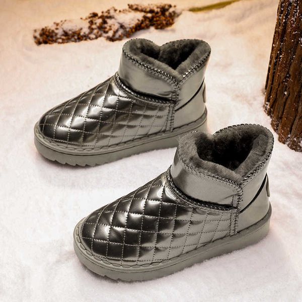 Botas inverno crianças tênis térmicos algodão térmico sapatos casuais meninos garotas de neve de neve esportiva 2022 T220928