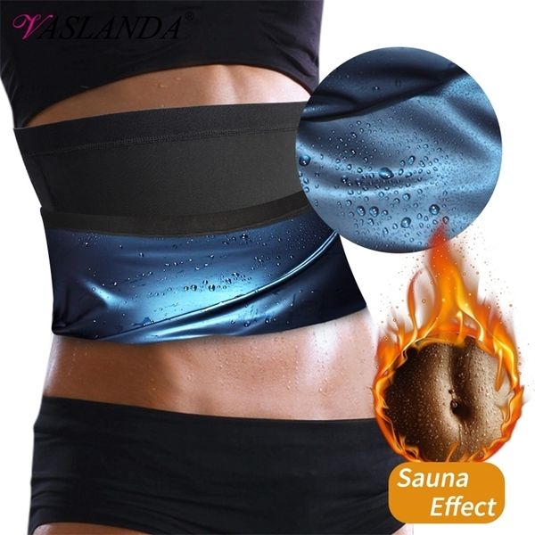 Damen Shapers Sauna Taillentrimmer Bauchwickel Workout Sport Schweißband Bauchtrainer Gewichtsverlust Body Shaper Bauchkontrolle Schlankheitsgürtel 220929