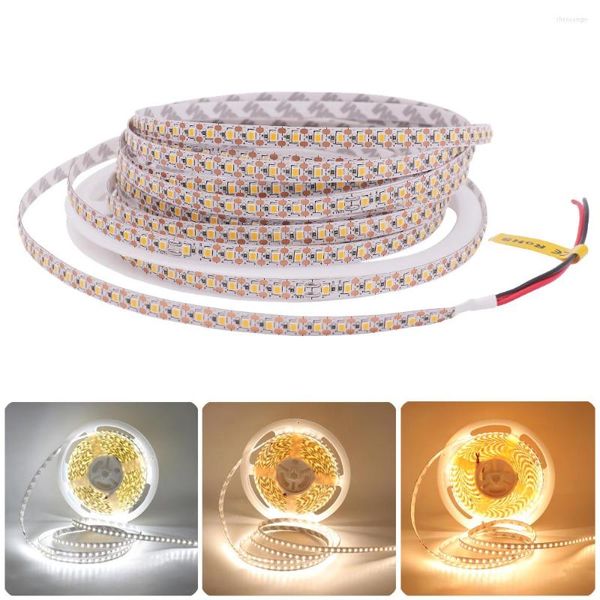 Tiras 10m Luzes de tira LED Fita diodo DC24V Fita flexível SMD 2835 120LEDS/M IP21 ROBA NÃO SEMPERMATIDADE Branco natural quente