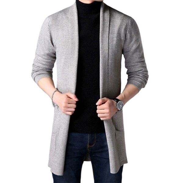 Maglioni da uomo FAVOCENT Maglioni da uomo Autunno Casual Solid lavorato a maglia Cardigan maschile Designer Homme Maglione Slim Fit Abbigliamento caldo 220929