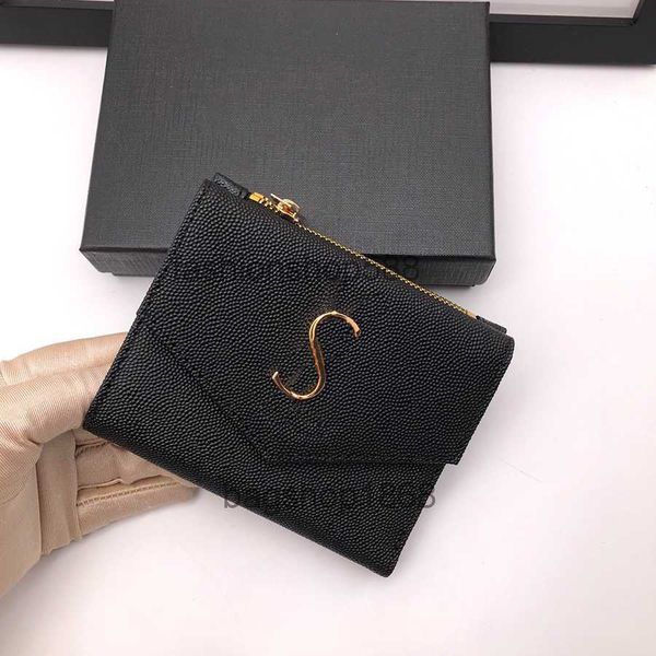 Designer kurze Brieftasche Top Echtleder Tasche Brieftasche für Frauen Reißverschluss lange Kartenhalter Münze Geldbörsen Dame Clutch zeigt exotische Brieftaschen