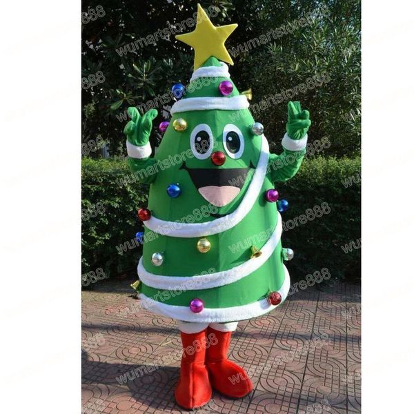 Halloween Weihnachtsbaum Maskottchen Kostüm Cartoon Thema Charakter Karneval Festival Kostüm Erwachsene Größe Weihnachten Außenwerbung Outfit Anzug