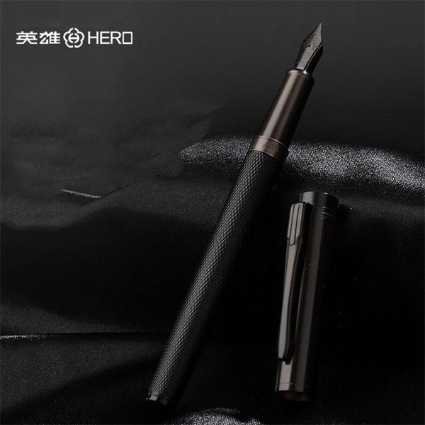 Penne stilografiche Luxury HERO Black Forest Pen Estremamente scuro Business Office School Supplies Inchiostro 220928