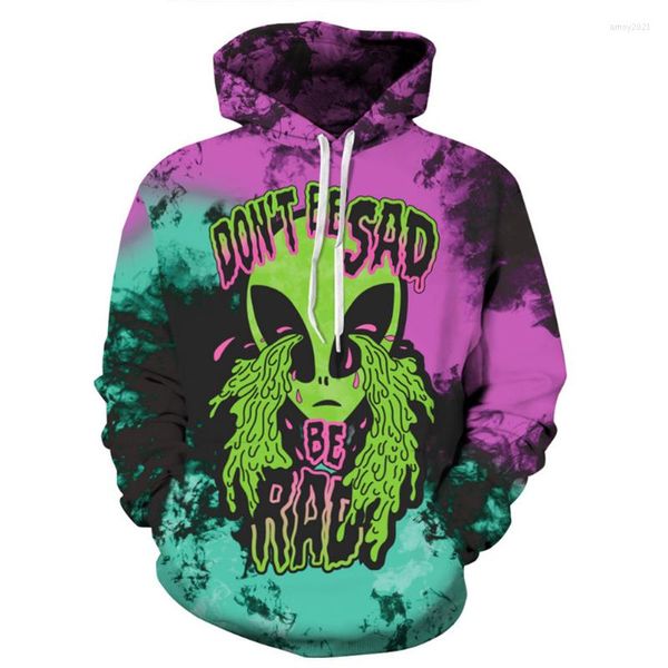 Männer Hoodies Lustige Hip Hop Männer Frauen Mode Spiel Alien Stil 3d Hoodie Kinder Kleidung Sweatshirt Jungen Trainingsanzug Kinder mantel