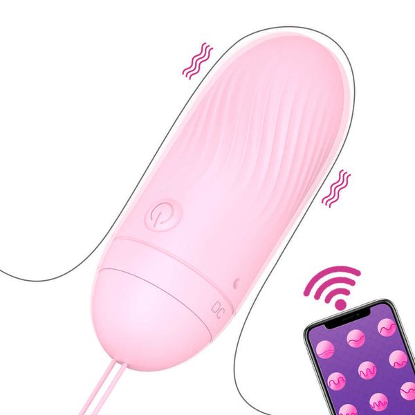 Articoli di bellezza Controllo APP Uovo vibrante Telefono cellulare Remote Wearing Love Kegel Balls G Spot Ben Wa Stimolatore clitorideo Vibratori