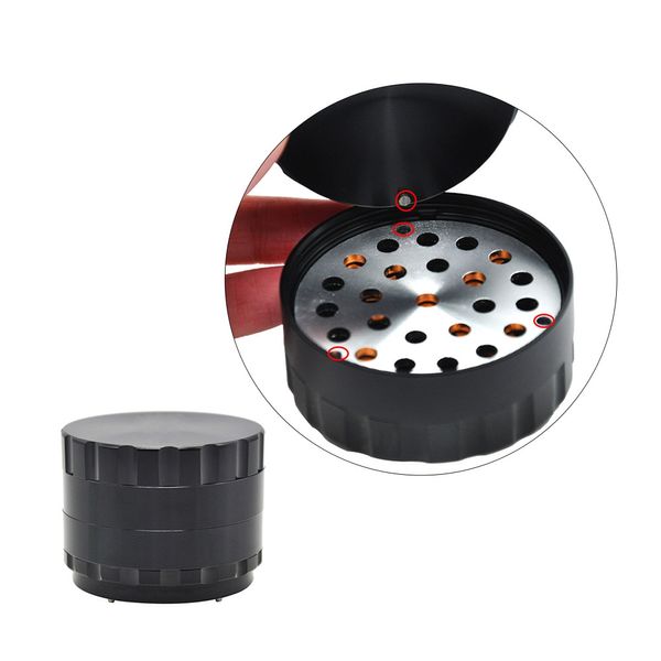 accessorio per fumare Alluminio Herb Grinder 4 Piece wee grinder dab nail per bong CHROMIUM CRUSHER pieghevole