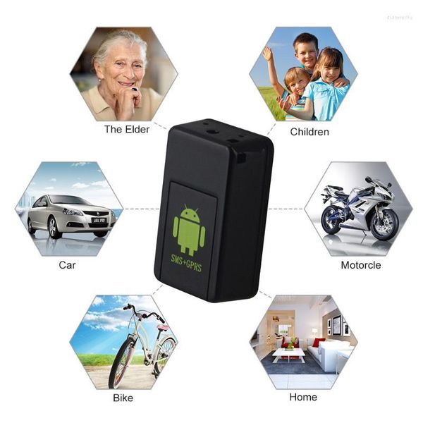 Accessori GPS per auto Localizzatore portatile Mini GSM/GPRS Localizzatore video di rete GF-08 Batteria agli ioni di litio da 3,7 V 400 mAh Lungo tempo di standby Gsm