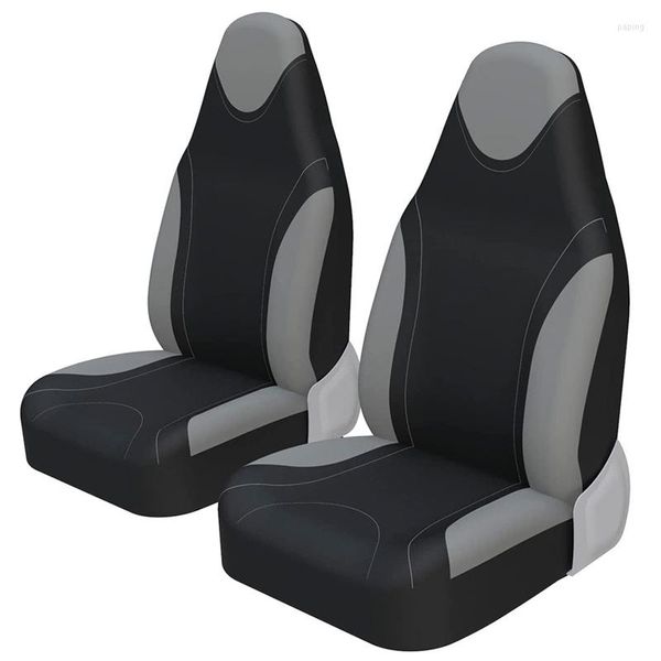 Coprisedili per auto AUTOYOUTH 2PC Racing Style Coprisecchio anteriore integrato Panno piatto Accessori auto universali per Lada-LARGUS