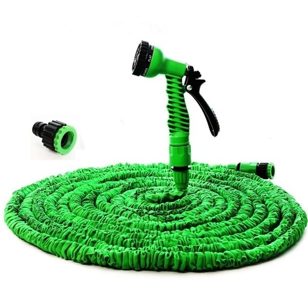 Tubi Magic Garden Irrigazione Acqua Flessibile Espandibile Tubo Autolavaggio EU/US Connettore rapido Verde Blu 25FT-200FT 220930