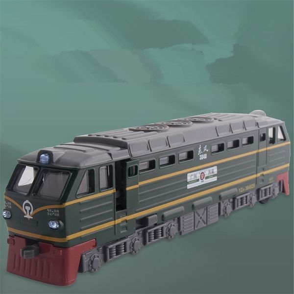 Diecast Model Car Classic 1 87 liga retomar o modelo de trem de duas cabeças Modelo de boy vapore e efeitos sonoros e 220930