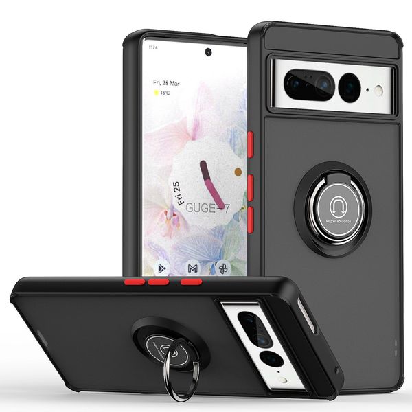 Matte Armor Antip-Scratch Kickstand Case Crack Crackte Crack Stand Hard PC Clear Shock-Resect для Google Pixel 7A 6 7 Pro Pixel7 Pixel6