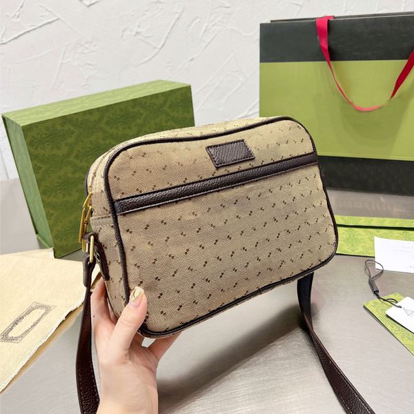 Vintage Messenger Crossbody Bag kadın omuz çantaları tuval çanta çanta fermuar kapanma cep telefonu cep harici açık cep deri kayış debriyaj cüzdanları