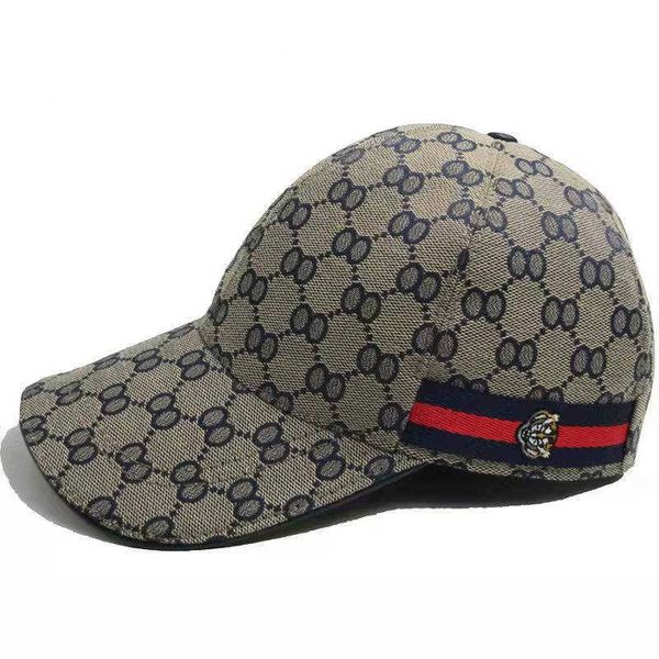 Ballkappen 2024 Herren Canvas Baseball Hat Designer Caps Hats Women Anpassende Mütze Fedora Brief Streifen Männer Casquette Beanie Bonnet Geschenk EE EE