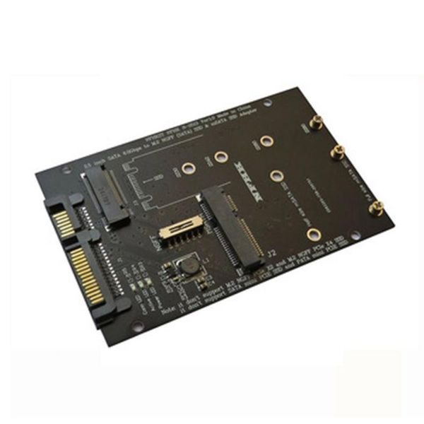 Conectores de cabos de computador MSATA / M2 SSD TO SATA Adaptador Card M.2 2,5 polegadas Placa para PC Laptop 2230 2242 2260 2280Computer