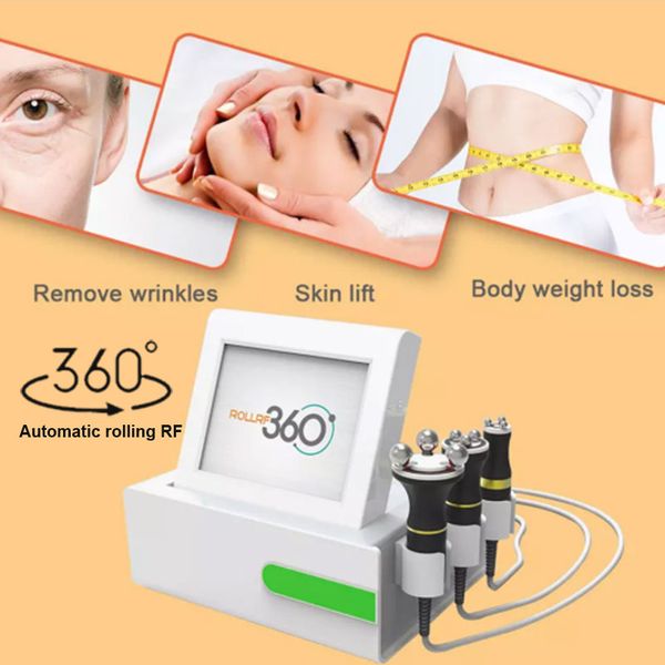 La più recente tecnologia professionale 360 rotolamento automatico dimagrante Rf Roller Massage Body Shaping Lifting facciale Macchina per massaggi antirughe