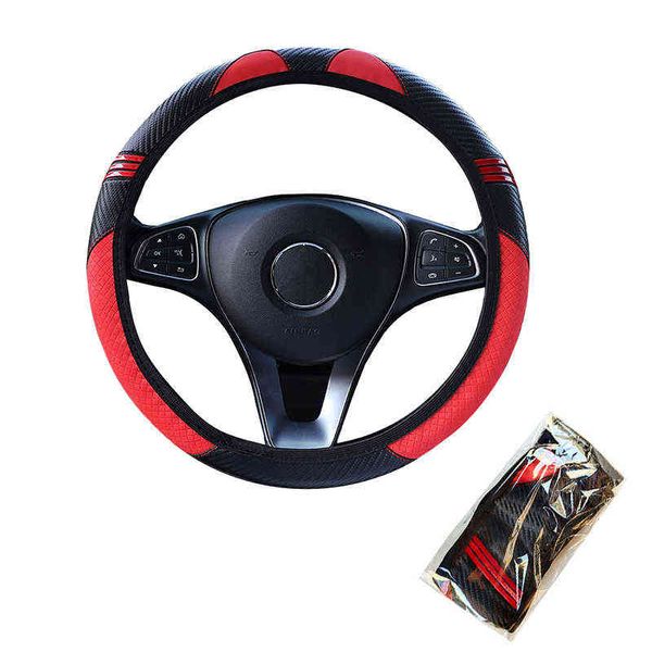 Coprivolante per auto in pelle Small Monster avvolgente senza fascia elastica per anello interno 3739 cm 145 