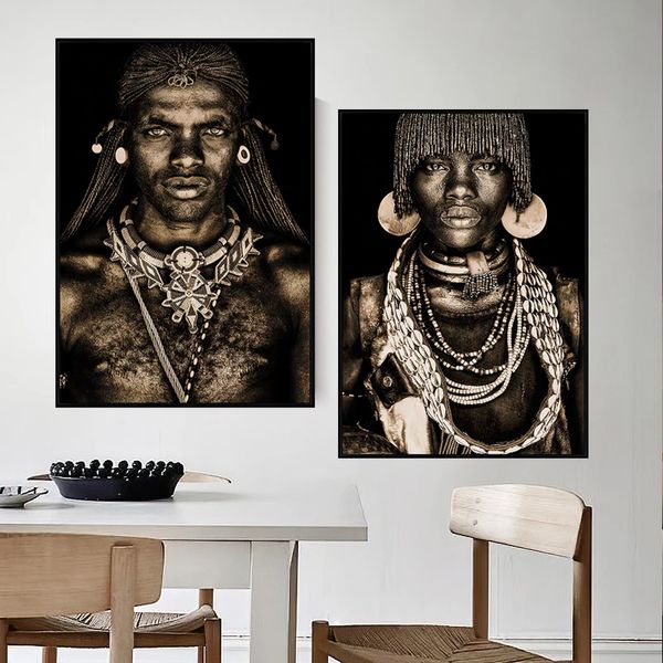 Posters e impressões de arte moderna Fotos Africano Black Povo Black Pessoas de Wall Art Pinturas