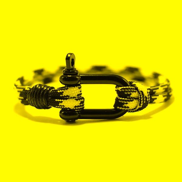 Charm Armbänder Mode Seil Mann Armband Edelstahl Armband Männliche Accessoires Überleben Brazalete Camping Schmuck Geschenk für Ihn PulseraCh