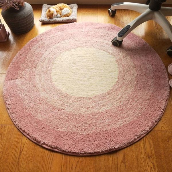 Teppiche Besekor Mikrofaser Rosa Runde Schlafzimmer Nachttisch Teppiche Wohnzimmer Couchtisch TeppicheTeppiche