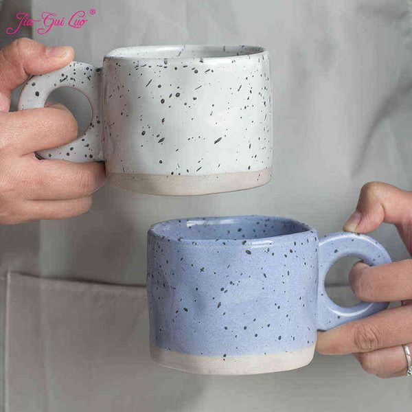 JIA GUI LUO Tazza da caffè in ceramica da 230 ml Tazze e tazzine Set da caffè Tazza da caffè in ceramica stile giapponese G016 T220810