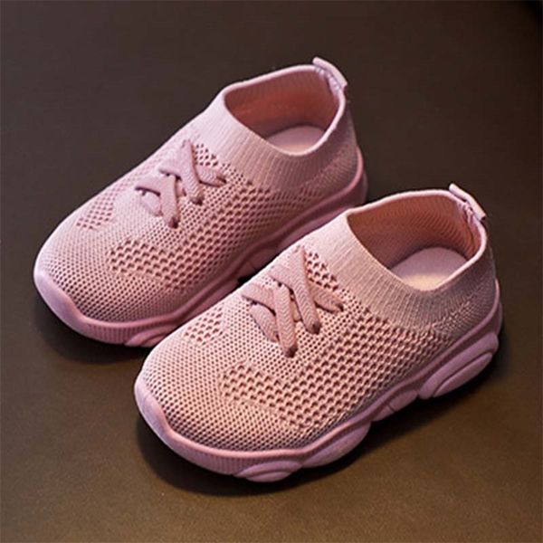 Sapatos infantis de estações Antislip Bottom macio bebê tênis casual tênis planos crianças tamanho meninas meninos esportes 220811