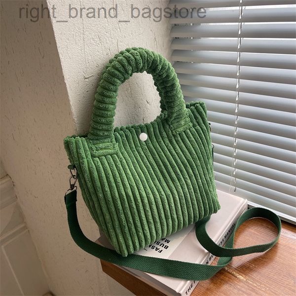 Nicho Corduroy Bucket Green Bag 2022 Spring Plexh Green Bolsa peluda de bolsa de corpo cruzado VIP Luxo Smão de Mulheres Smitre W220810