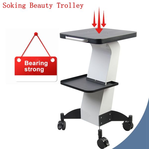 Accessori Multifunzione Parti Professionali Abs Beauty Trolleys Carrello Fashion Rolling Cart Ruota Supporto in alluminio Cura della persona