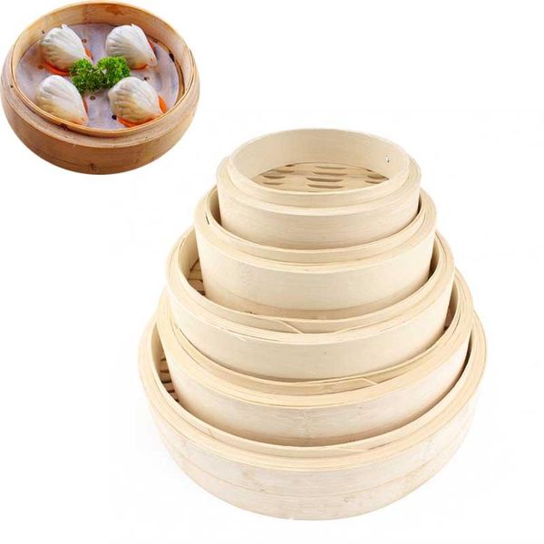 Учебные посуды наборы бамбуковых пароварки для пароварки.