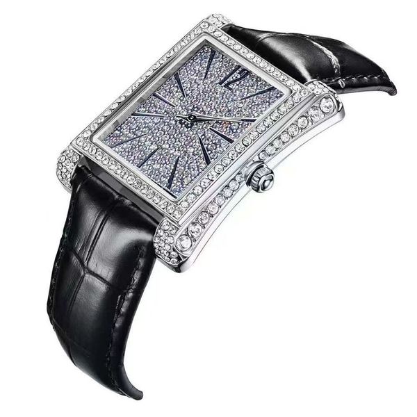 Роскошные женские часы Designer Fashion Watch Trend Prettangle 2022 Подлинные часы Ladies Full Diamond Waterproper Quartz Women Watchs Gfrga