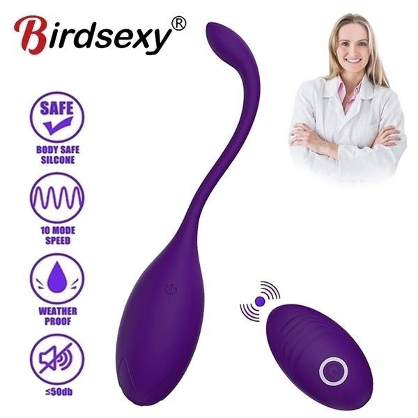 Controle remoto Bolas elétricas Bolas Exercícios Pelvicos Bolas de piso vibrador Brinquedos de sexo para mulheres Vibrating Egg Masturbator 220817