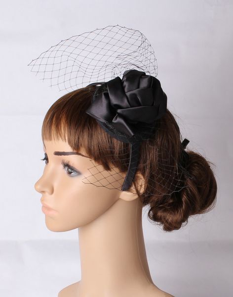 Base Base Fascinator Capterpied Véils Cabelo de casamento Acessórios para cabelos Capace