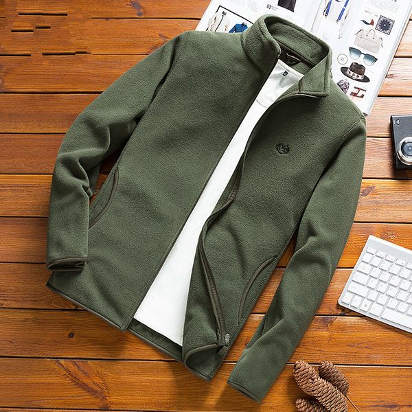 Homens com lã de lã Tactical Softshell Jacket Outwear Windbreaker polartec Jackets térmicos masculino plus size 4xl Jaqueta Masculino 220818