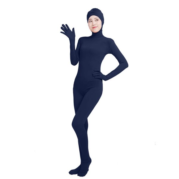Halloween-Lycar-Spandex-Catsuit-Kostüme, Unisex-Ganzkörperstrumpfhose, einteiliger Anime-Bühnen-Cosplay-Performance-Overall mit offenem Gesicht
