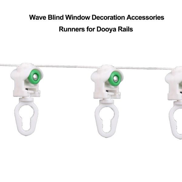 Smart Home Control Wave Rails Runners para Dooya Electric Curtain Track Tuya System ou Manual Systemsmart SmartSmart