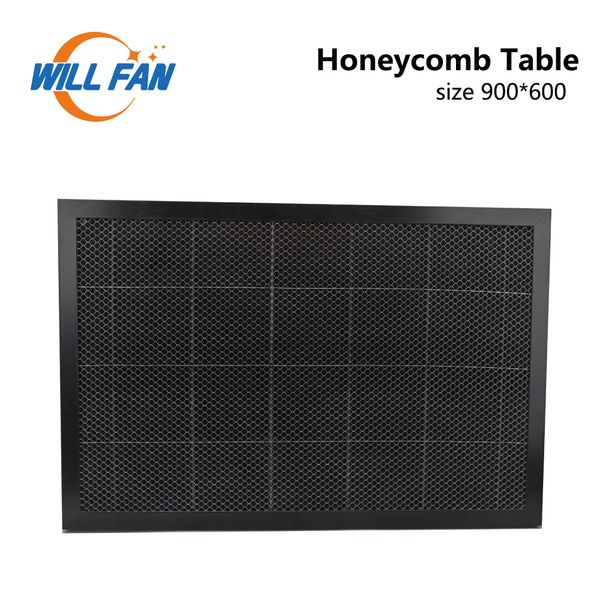 Fan Honeycomb Çalışma Tablosu 900x600mm Özelleştirilebilir Boyutlu Boyut Platformu CNC 9060 CO2 Lazer Gravür Makinesi için Lazer Parçaları