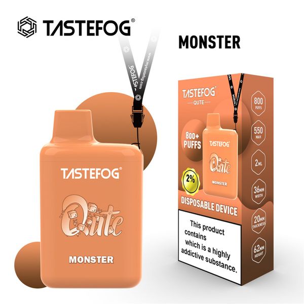 Tastefog-Hersteller, Großhandel, Einweg-Vape-Pod, vorgefüllt, 4 ml E-Liquid, 550 mAh, 800 Puffs, 15 Geschmacksrichtungen, Neupreis