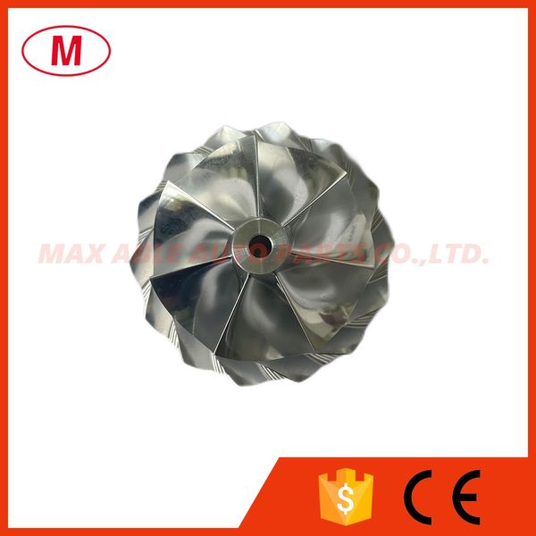 GT15-25 52,50/68,00mm 7/7 Blades TurboCharger Turbo Compressor Wheel/Aluminium 2618/Roda de moagem para cartucho/cra/núcleo