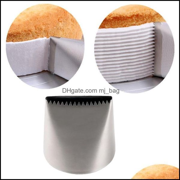 Utensili per pasticceria da forno 1Pc Grandi ugelli per glassa Pi Set di punte per decorare torte Ugello in acciaio per fondente Suggerimenti fai da te Qa 099 Consegna a goccia 20 Mjbag Dhyfh