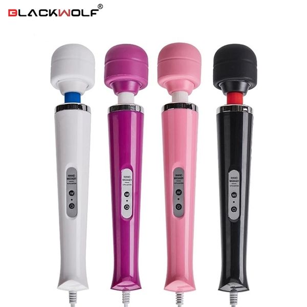 10 velocidades Magic Wand Massager Big Massage Stick Av Vibradores Sexy CLIT VIBRATOR TRAMBOTES SEXO PARA MULHERIAS Plug 220818