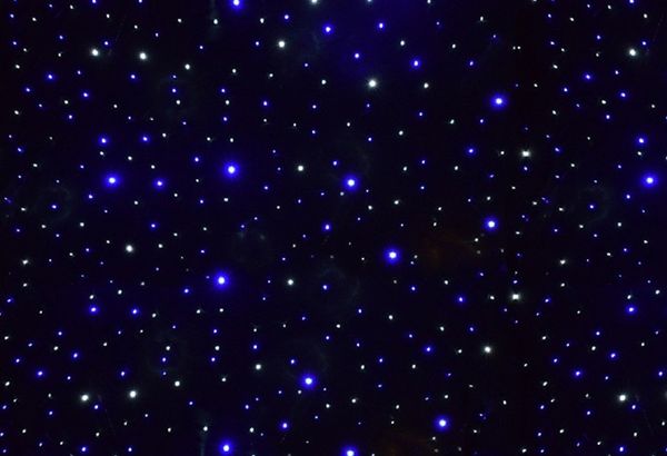 Illuminazione della fase del panno della tenda stellata variopinta del LED di RGB