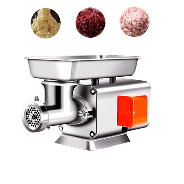 Griers de carne elétrica salsicha Stuffer Mincer de carne DOIS TAMANHOS DO PROCESSOR DE PLACA DE PLATA DE RIMPOR 220V 110V