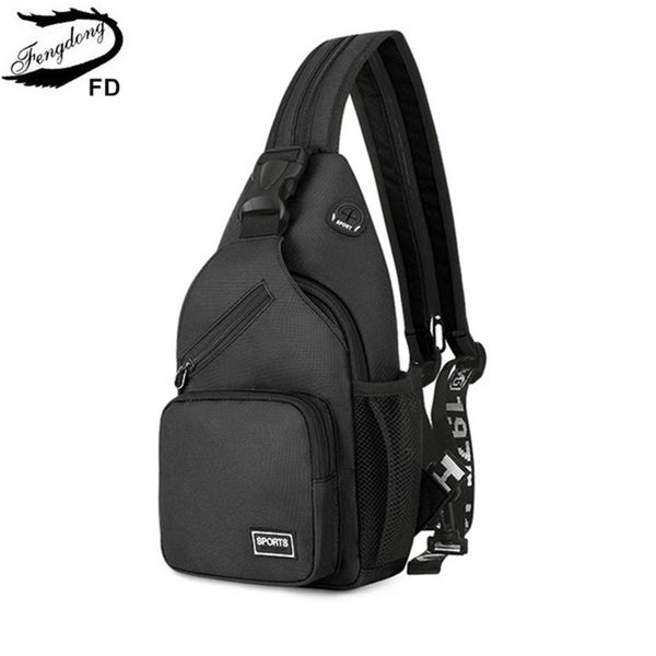 Fengdong Small Crossbody Bags for Women Mensageiro Casual Casual Chest Feminino Mini Travel Sport ombro pacote 220819